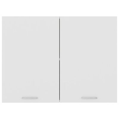 vidaXL Hanging Cabinet White 31.5"x12.2"x23.6" Engineered Wood