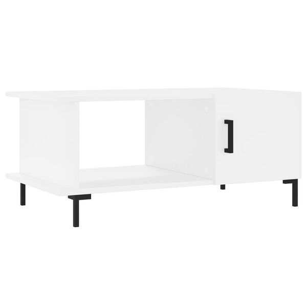 vidaXL Coffee Table White Engineered wood Coffee Table Rectangular