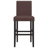 vidaXL Bar Chair Brown and Black
