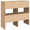 vidaXL Shoe Rack Set of 2 Artisan Oak Engineered Wood Medium Stackable