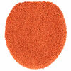 vidaXL Anti-slip Bath Mat Set 3 pcs Orange 19.7" x 19.7" PP