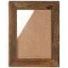 vidaXL Photo Frames 2 pcs 13.4"x15.7" Solid Reclaimed Wood and Glass