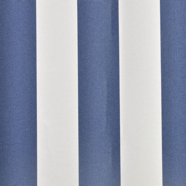vidaXL Awning Blue and White Polyester 19.7 x 9.8 ft UV-resistant