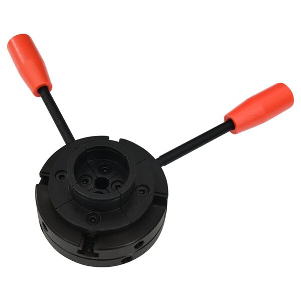 vidaXL 4 Jaw Wood Chuck with M33 Connection Steel 3.94 "