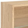 vidaXL 5 Piece TV Wall Units with LED Sonoma Oak Engineered Wood