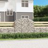 vidaXL Gabion Basket Silver Galvanized Iron 59.1 x 19.7 x 55.1 in