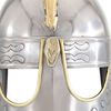 vidaXL Beowulf Helmet Antique Replica LARP Silver Steel