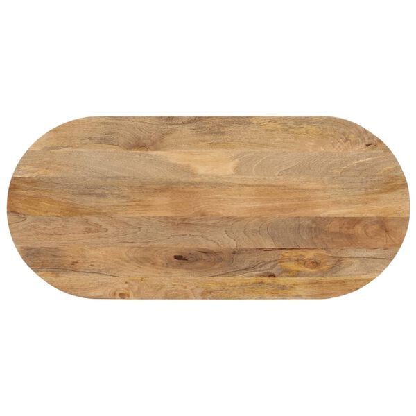 vidaXL Table Top Natural Solid mango wood 35.4x15.7 in Durable