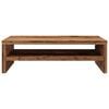 vidaXL Monitor Stand Old wood Engineered wood Standard Sleek