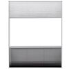 vidaXL Plisse Insect Screen for Window Aluminum 31.5"x39.4" with Shade