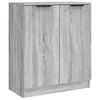vidaXL Sideboard Set of 3 Grey Sonoma Engineered Wood Medium