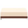 vidaXL Bench Cover Beige and Brown 600D Oxford Fabric With PVC Coating