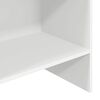 vidaXL Book Cabinet White Engineered Wood Tall Book Cabinet