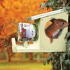 Esschert Design Squirrel Feeder Natural, Grey Spruce wood, Zinc