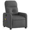 vidaXL Electric Massage Recliner Chair Dark Gray