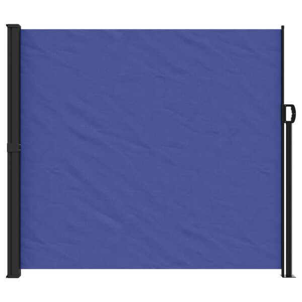 vidaXL Retractable Side Awning Blue