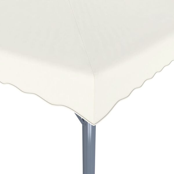 vidaXL Gazebo Cream Aluminum, Steel, Oxford fabric 157.5x118.1 in