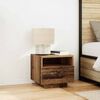 vidaXL Bedside Cabinet 2 pcs Old Wood 15.75 x 15.35 x 14.57 in