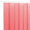 vidaXL Door Curtain Red 7.87"x0.06" 82' PVC