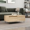 vidaXL Coffee Table Sonoma Oak Engineered Wood Medium Coffee Table