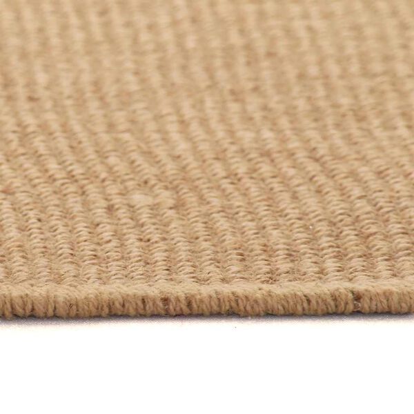 vidaXL Area Rug Natural Woven ring-spun jute with latex backing