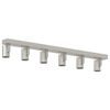 vidaXL Ceiling Spotlight Nickel 28.74 x 2.56 x 4.53 in Metal