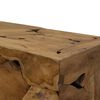 vidaXL Coffee Table Brown Genuine teak 35.4 x 19.7 x 11.8 in Durable