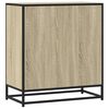 vidaXL Sideboard Sonoma oak Engineered wood, metal Medium Sideboard