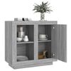 vidaXL Sideboard Gray Sonoma 31.5"x15.7"x29.5"