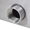 vidaXL Swimming Pool Fountain Silver SS 304 stainless steel 35.4 in