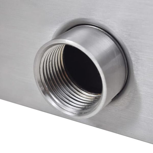 vidaXL Swimming Pool Fountain Silver SS 304 stainless steel 35.4 in