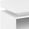 vidaXL Bedside Cabinet Set of 2 White Engineered Wood Medium