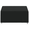 vidaXL Bench Cover Black 420D Oxford with PU coating 65 x 27.6 x 37 in