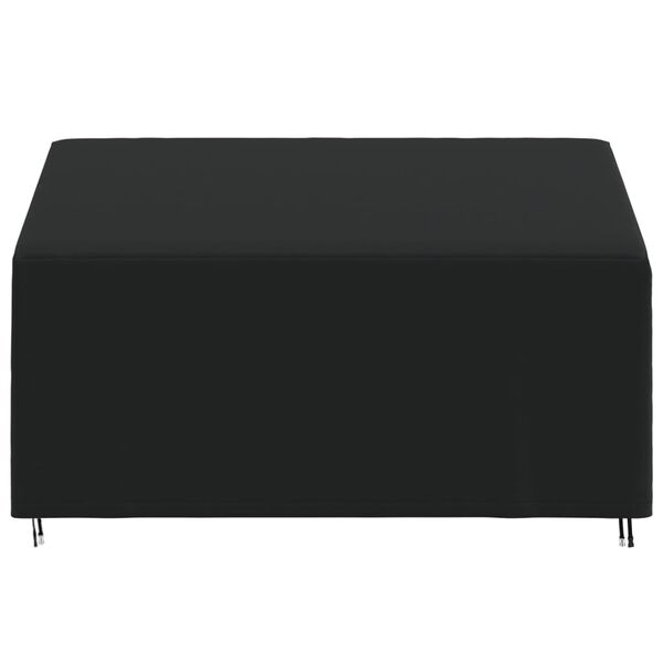vidaXL Bench Cover Black 420D Oxford with PU coating 65 x 27.6 x 37 in