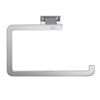 Kleine Wolke Towel Holder Silver Brass Standard Wall mounting