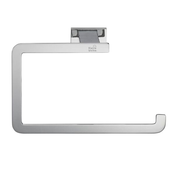 Kleine Wolke Towel Holder Silver Brass Standard Wall mounting