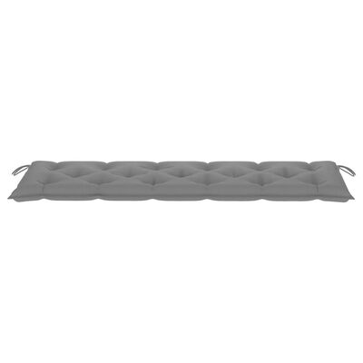 vidaXL Garden Bench Cushion Gray 70.9"x19.7"x2.8" Fabric