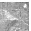 vidaXL Tarpaulin 0.6 oz/ft&sup2; 26.2'x32.8' Gray HDPE