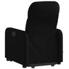vidaXL Stand Up Massage Recliner Chair Black Fabric, metal, plywood