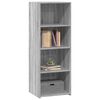 vidaXL Highboard Grey Sonoma Engineered Wood Medium Highboard