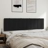 vidaXL Headboard Cushion Black Velvet 70.9 in Removable Covers