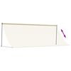 vidaXL Retractable Awning Cream 157.5"x59.1" Fabric and Steel