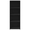 vidaXL Highboard Black Engineered wood Tall Highboard Rectangular