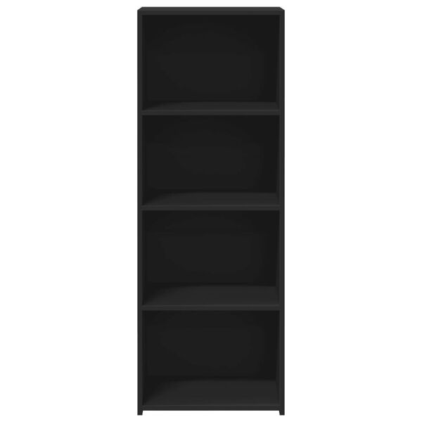 vidaXL Highboard Black Engineered wood Tall Highboard Rectangular