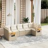 vidaXL Garden Sofa Set Beige