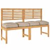 vidaXL Pallet Cushion for suitable for Seat 4 pcs Taupe 40 x 40 x 8 cm