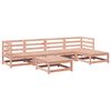 vidaXL Garden Sofa Set Reddish-brown Solid Douglas Fir wood