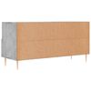 vidaXL TV Cabinet Concrete Grey Engineered Wood Medium TV Cabinet