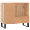 vidaXL Bathroom Cabinet Sonoma Oak Engineered wood, iron Medium
