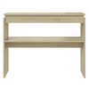 vidaXL Console Table Sonoma oak Engineered wood Compact Storage